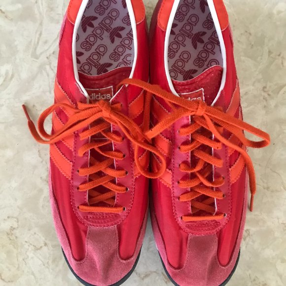 Adidas SL 72 Trace Pink/ Orange/ Maroon Wales Bonner Sz 10.5